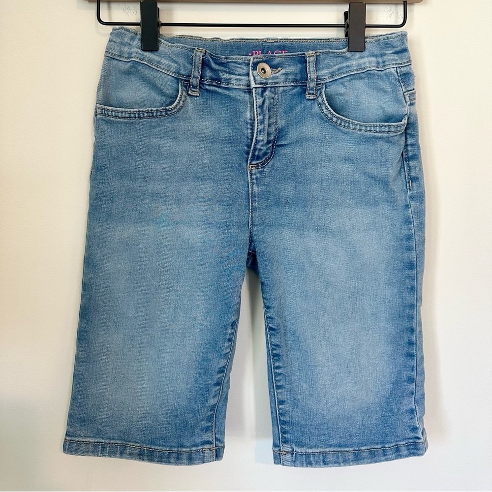 Place Light Blue Skimmer Shorts - Girls 10 - Picture 5 of 6